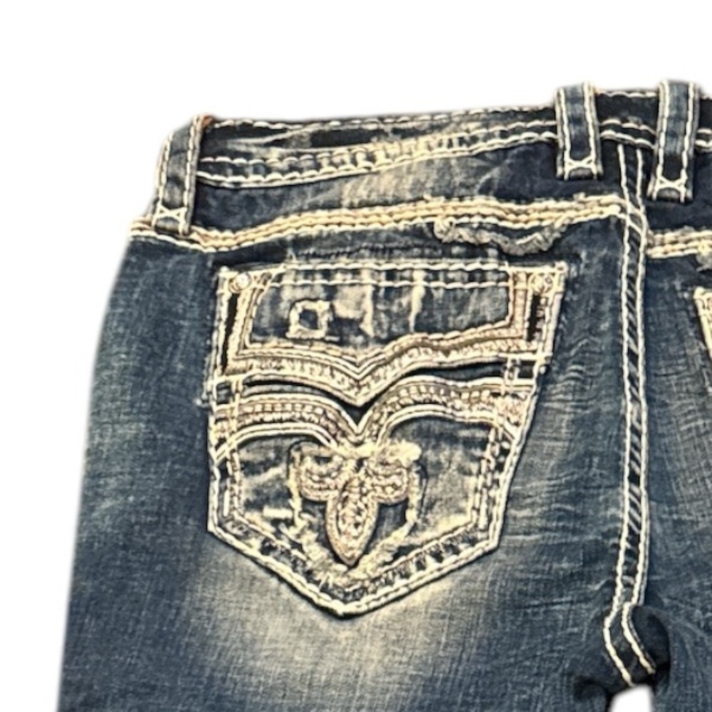 NWT Rock Revival Distressed Bootcut (Janna) Jeans - Picture 8 of 13